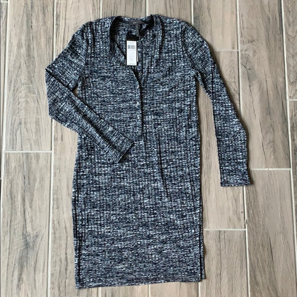 NWT BCBG Blue Heather Tunic size S